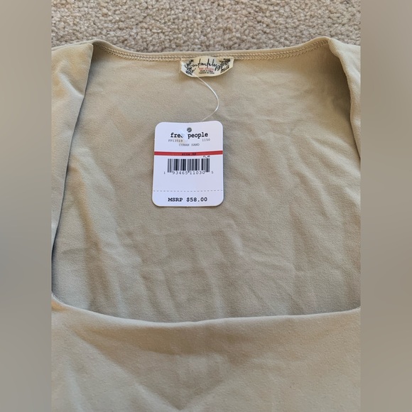 Free people NWT long sleeve Bodysuit - Picture 3 of 3